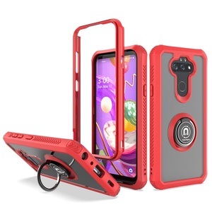 Custodia antiurto 2 in 1 in TPU e PC per <span class=keywords><strong>cellulare</strong></span> Samsung A11/A51 5G/A01/A21/Note 20 con anello di supporto - Product Image 3