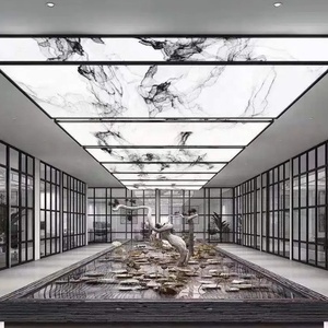 ZHIHAI giornata di sole nube cielo UV stampa hotel decorazione di interni di fuoco ritardante di bella leggero sospeso 3d del soffitto del pvc - Product Image 6