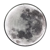 Lampe murale LED de luxe en fer avec commande tactile, motif lune, pour couloir, salon et décoration de fond de chambre