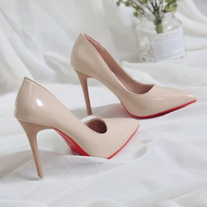 2026 <b>Mature</b> Sexy Women High <b>Heel</b> Shoes for Women Leather Designer Red Bottom <b>Heels</b> Sandals - Product Image 4