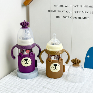 ด้ามจับกันรั่วซึม จุกนมนุ่ม สำหรับทารก ดูแลการดื่มนม การดูแลทารกแรกเกิด ขวดนม ขวดนมเด็ก - Product Image 6