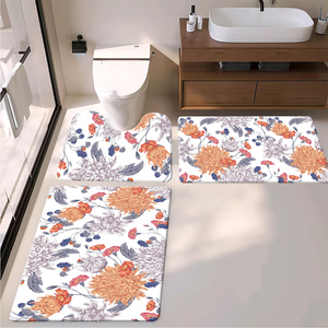 Ensemble de <span class=keywords><strong>tapis</strong></span> de cuisine <span class=keywords><strong>Tropical</strong></span> Palm, motif de feuilles botaniques vert olive, <span class=keywords><strong>tapis</strong></span> de couloir antidérapant, <span class=keywords><strong>tapis</strong></span> de sol anti-fatigue - Product Image 4