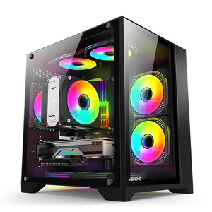 Computadora de Escritorio <span class=keywords><strong>para</strong></span> Juegos, <span class=keywords><strong>PC</strong></span> Reacondicionada <span class=keywords><strong>para</strong></span> Juegos R5 1500X con Tarjeta Gráfica Rx 580, RAM de 16 GB, SSD de 256 GB - Product Image 4