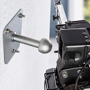 Supporto Universale a Sfera per Montaggio a Parete per Portabici, <span class=keywords><strong>Gancio</strong></span> di <span class=keywords><strong>Traino</strong></span> per Portabici Posteriore - Product Image 1