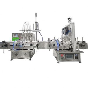 Ligne de production automatique de remplissage de liquides en bouteille, machine de remplissage et de bouchage automatique pour shampooings, produits cosmétiques, boissons et jus d'orange - Product Image 6