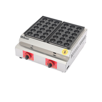 Machine commerciale de Takoyaki de gaz pour le dessus de table