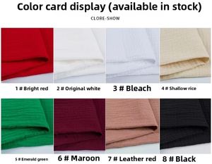 100% bébé coton biologique Voile léger Double froissé bulle gaze serviette <span class=keywords><strong>de</strong></span> <span class=keywords><strong>bain</strong></span> tissu pour garçons et filles - Product Image 4