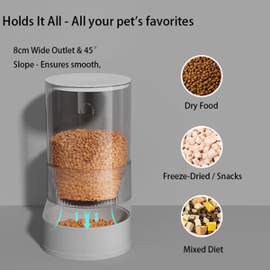 대용량 내구성 휴대용 PP 애완 동물 슬로우 피더 물병 및 그릇 개와 고양이를 위해 청소하기 쉬운 사이펀 시스템 - Product Image 4