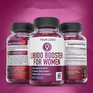 Gummies Végans à la <span class=keywords><strong>Maca</strong></span> avec 60 mg d'Extrait de Palmier Nain, Vitamines Stimulantes de Libido pour Femmes, Soutient des Niveaux d'Hormones Sains, Bonbons - Product Image 4