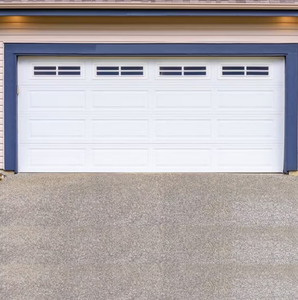<span class=keywords><strong>Porte</strong></span> <span class=keywords><strong>de</strong></span> <span class=keywords><strong>garage</strong></span> sectionnelle moderne en alliage d'aluminium blanc, pliante, électrique, télécommandée, <span class=keywords><strong>automatique</strong></span>, avec isolation thermique en verre - Product Image 2