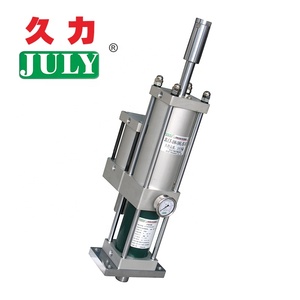 Cylindre hydraulique pneumatique en vente chaude, cylindre à piston de <span class=keywords><strong>20</strong></span> tonnes, huile hydraulique anti-usure VG 68, double action, aluminium, 50-400 mm/s - Product Image 1
