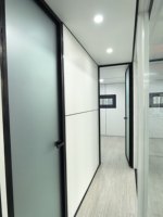 Cabine mobile préfabriquée économique, maisonnette portable Apple, bureau modulaire isolé en acier léger, conteneur de 20 pieds ou 40 pieds