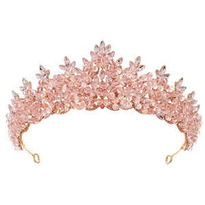 Tocado de Novia Barroco Elegante Europeo Americano <span class=keywords><strong>para</strong></span> Concurso de Belleza, Corona de Aniversario de Boda de Alta Calidad con Cristales de Zirconia - Product Image 6