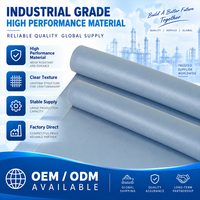 Tissu en fibre de verre enduit de PVC flexible, ignifuge et isolant thermique, vente en gros d'usine
