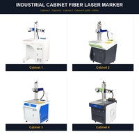 Machine de marquage laser à fibre encastrée 20W 30W 50W 100W avec PC intégré CE