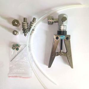 <span class=keywords><strong>Instrument</strong></span> de mesure de pression, pompe de calibrage de pression pneumatique manuelle en acier inoxydable avec manomètre - Product Image 4