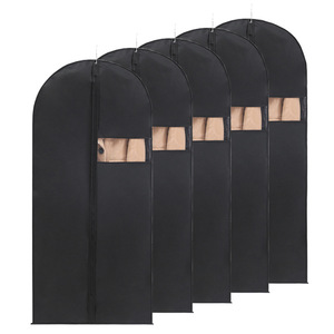 Housse de costume avec fermeture éclair et poignées de transport pour le rangement et le voyage, housse de costume lavable pour t-shirts, vestes et manteaux - Product Image 3