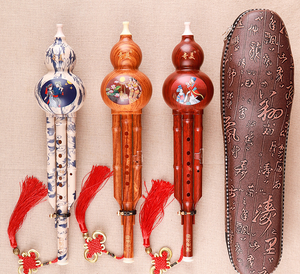 <span class=keywords><strong>Flauta</strong></span> <span class=keywords><strong>Hulusi</strong></span> de Calabaza, Estilo Chino, Clave C/B, Instrumento Musical de Bambú, Venta Directa de Fábrica al por Mayor - Product Image 4