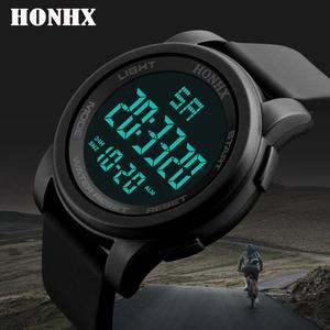 <span class=keywords><strong>Reloj</strong></span> Deportivo <span class=keywords><strong>HONHX</strong></span> 9340 de Silicona con Pantalla Electrónica, Resistente al Agua, con Alarma, Cronómetro, Multifuncional para Exteriores - Product Image 2