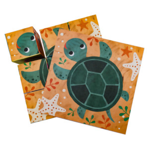 Bloques de estéreo 3D educativos para niños Rompecabezas cognitivo digital de evolución de crecimiento animal con clavija cognitiva - Product Image 2