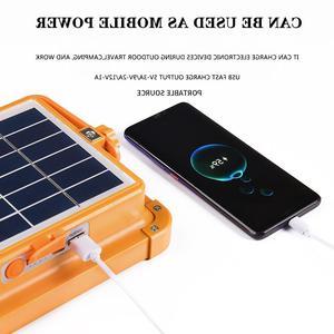 Đèn pha LED năng lượng mặt trời 6V 200W sạc USB, bán buôn nhà máy, dùng ngoài trời, cắm trại - Product Image 3