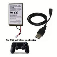 2026P Wiederaufladbarer Akku für PS4 Gamepad Kabelloser Controller USB-Ladekabel Batterie für PS4-Controller Ersatzteile
