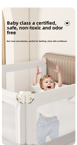 Barandilla de Seguridad para Cama de Bebé, Ajustable en Altura, Plegable, Anticaídas, para Camas de Todos los Tamaños, Elevación Vertical, para Dormir Bebés y Niños Pequeños - Product Image 5