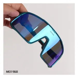 MOEG kacamata hitam photoromik, kacamata hitam olahraga pelindung UV400, kacamata bersepeda Anti UV, kacamata berkendara