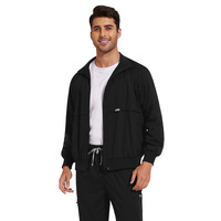 Ensemble trois pièces : Blouse de laboratoire, tenue médicale à séchage rapide, uniforme d'infirmière transfrontalier (style européen/américain)