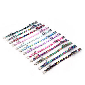 Collar de Poliéster para Gato Dannypet con Campana, Diseño Floral Moderno y Lujoso, Ecológico, Personalizado, Modelo G-6913, Talla <span class=keywords><strong>S</strong></span> - Product Image 4