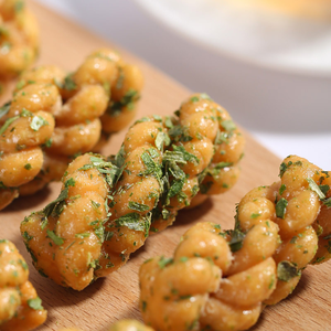 Huanglaowu - Piccoli Snack Intrecciati Stile Sichuan al Gusto di Cipolla, <span class=keywords><strong>Pasta</strong></span> Intrecciata Aromatizzata - Product Image 3