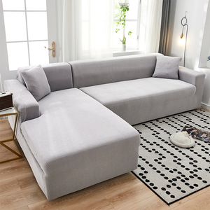 Housses de canapé élastiques en forme de L à prix abordable pour 7 places, avec jupe extensible, du fournisseur chinois moderne en gros - Product Image 5