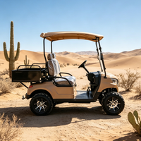 Voiture de golf électrique tout-terrain Rainbow 72V certifiée CE, freins à disque, personnalisable, 2 places avec compartiment arrière, 30 km/h, autonomie 70-90 km