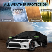 Fundas Impermeables para Automóviles Personalizadas para Dodge Charger 2006-2023 con Puerta con Cierre, Resistentes al Viento, al Polvo y a los Rayos UV, Protección para Todo Clima