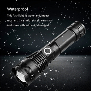 Aluminum Alloy Flashlight XHP50 White Laser 30W LED Torch Type-C USB Rechargeable <strong>5</strong> Modes Outdoor Emergency Powerful Flash Light - Product Image 5