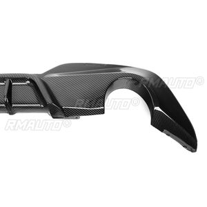 Diffuseur de pare-chocs arrière en fibre de carbone double face à sortie simple style MP pour BMW Série 3 G20 G28 Sports 2019 2020 2021 2022 - Product Image 4