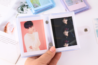 Mini Album Photo de 3 pouces, vente directe d'usine, couverture en PVC, classeur, livre, bouton-pression