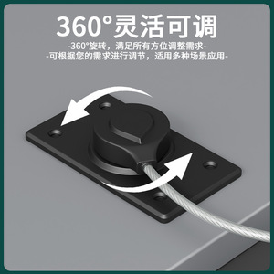 Child <b>Safety</b> <b>Lock</b> <b>Window</b> <b>Lock</b> With Cable Key And Combination <b>Lock</b> <b>For</b> Casement <b>Windows</b> Easy Installation Minimalist Design - Product Image 4