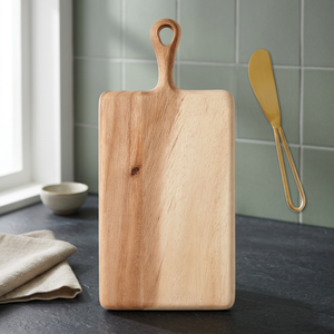 Tabla de cortar de madera con Mango para cocina, tabla para cortar verduras con Mango - Product Image 1
