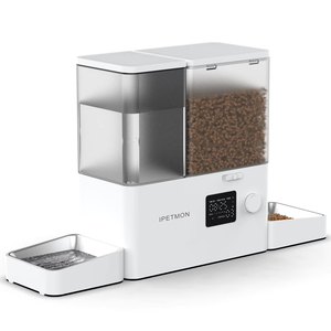 CITICITY Hot Seller 2-in-1 Automatic Pet Feeder with 3.5L Water and 5L Food Capacity Includes Charger and <b>Battery</b> Backup - Product Image 1