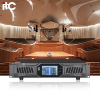 Nouvelle conception, amplificateur de puissance numérique professionnel 4 canaux Dante + DSP, audio professionnel 4 ohms, métal, pour DJ