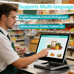 Sistemi POS OEM ODM con Schermo da 15,6 Pollici in Lega <span class=keywords><strong>di</strong></span> Alluminio, Terminale POS Windows per Negozi al Dettaglio, Registratore <span class=keywords><strong>di</strong></span> <span class=keywords><strong>Cassa</strong></span> - Product Image 3