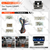 Aijia Kit de cadre de tableau de bord pour autoradio 12,3 pouces pour Toyota Camry 2006, pour écran de lecteur multimédia DVD radio, pièces de réaménagement de tableau de bord automobile