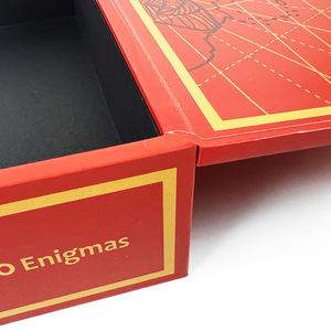 Vente en gros cave à cigares en bois MDF rouge <span class=keywords><strong>haut</strong></span> <span class=keywords><strong>de</strong></span> <span class=keywords><strong>gamme</strong></span> pour 10 cigares dominicains Toro - Product Image 4