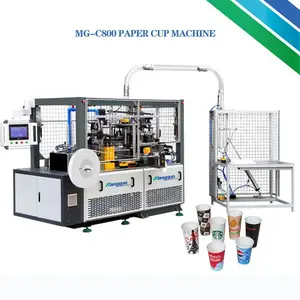 Mingguo paper folding machine disposable paper cup machine best quality recycle paper cup making machinery overseas