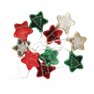 1,35 m. Ghirlanda di stelle LED multicolore a batteria (GSC 204600027) - Product Image 2