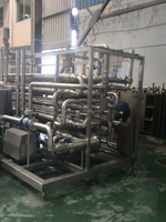 Pasteurisateur Homogénéisateur Ligne de production de lait UHT 5000L Usine de transformation du lait