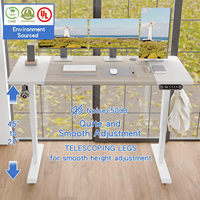 AJUNION Table électrique moderne de bonne qualité réglable en hauteur Bureau électrique ergonomique réglable en hauteur