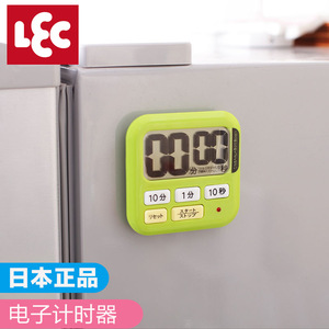 Temporizador de cocina LEC Japan de 60 minutos con pantalla LCD, magnético y adhesivo, para cocinar y hornear en el hogar. - Product Image 4