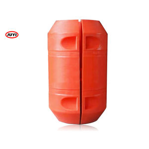 Boya cilíndrica flotante de plástico respetuosa con el medio ambiente Vicking, pontón flotante, boyas marinas, barrera de agua - Product Image 1